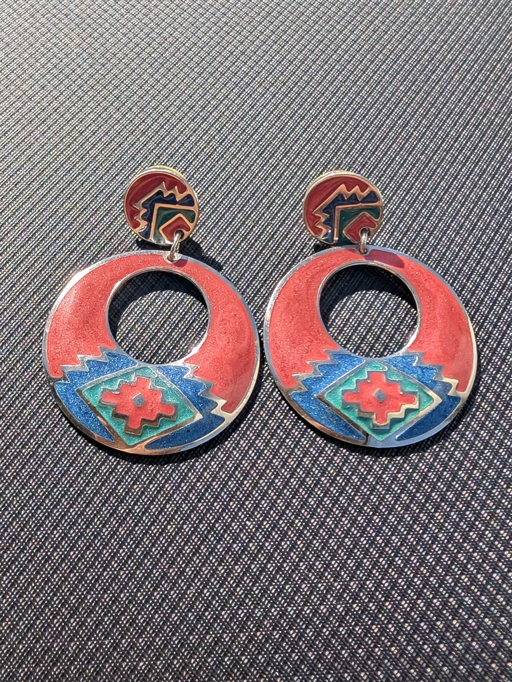 Southwestern Hoop Earrings